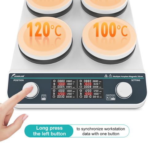 Multiposition Hotplate Magnetic Stirrer
